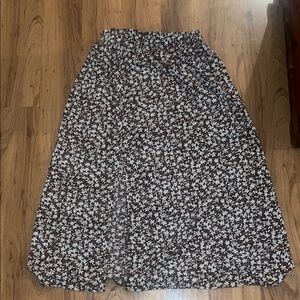 Floral Brown Skirt